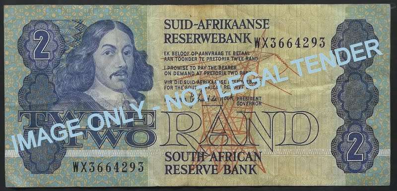 GERHARD DE KOCK 2 RAND 3RD ISSUE REPLACEMENT NOTE