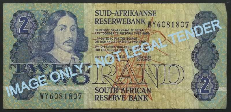 GERHARD DE KOCK 2 RAND 3RD ISSUE REPLACEMENT NOTE