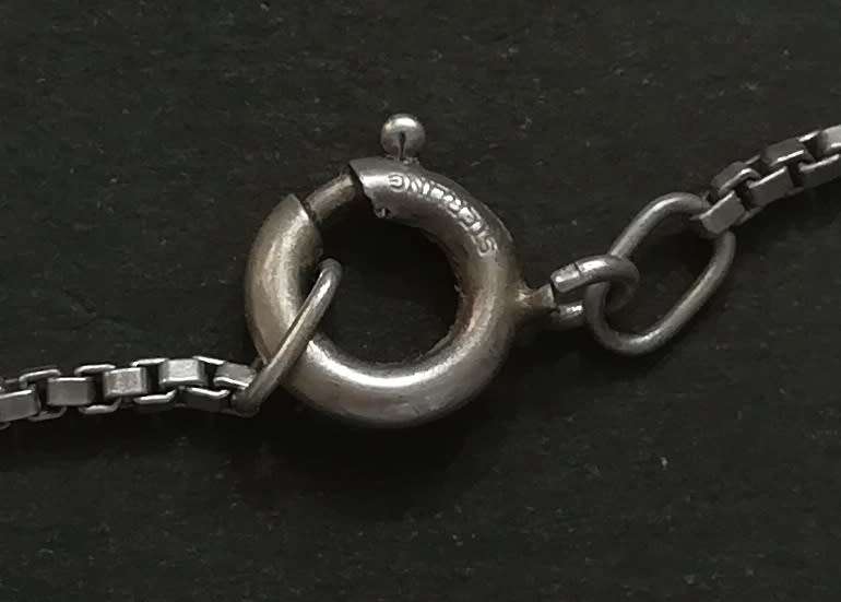 STERLING SILVER CHAIN 430MM 3.6 GRAMS