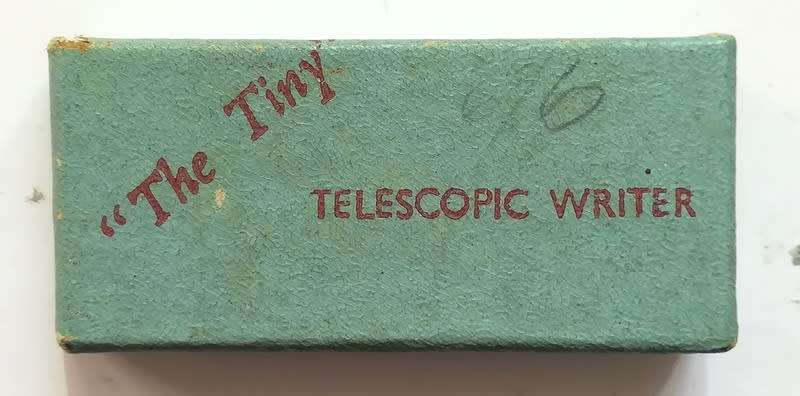 *THE TINY* TELESCOPIC WRITER PROPELLING PENCIL *OPEN 85MM*