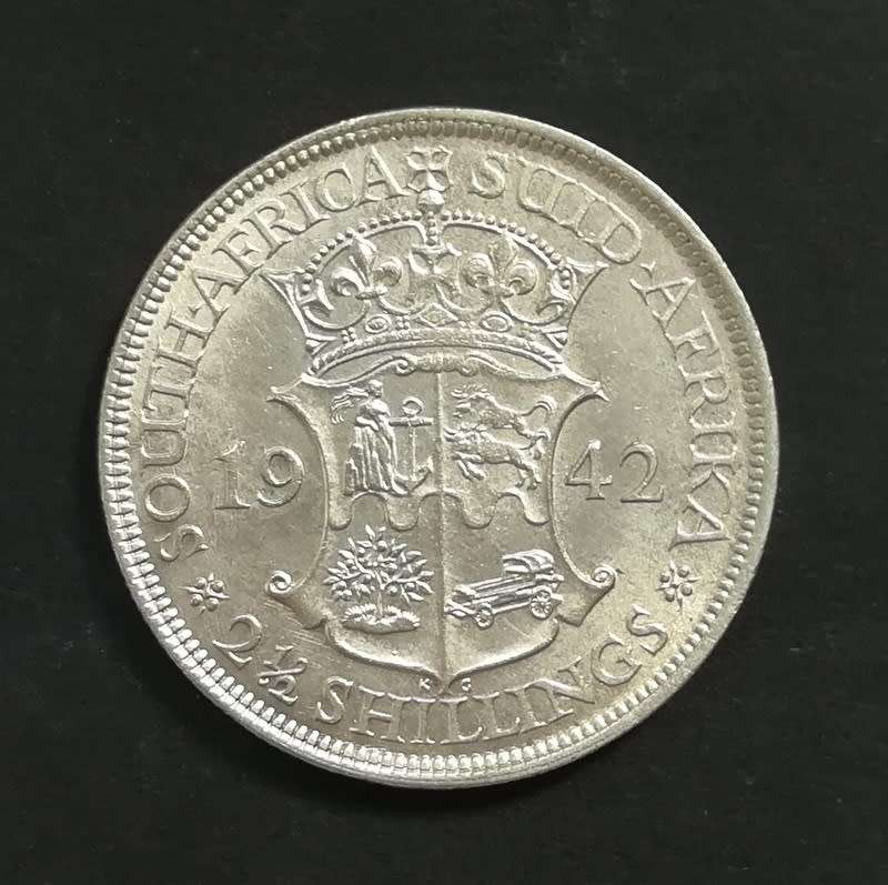UNION 1942 2.5 SHILLINGS **EXCELLENT**