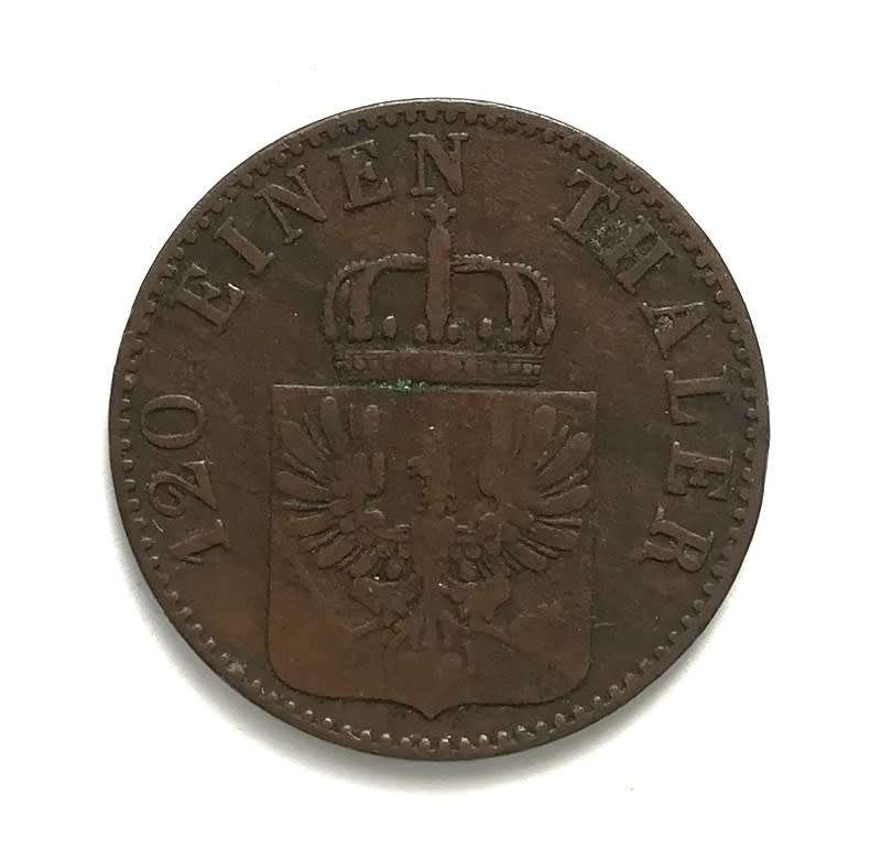 GERMAN STATES PRUSSIA 1856A 3 PFENNIG