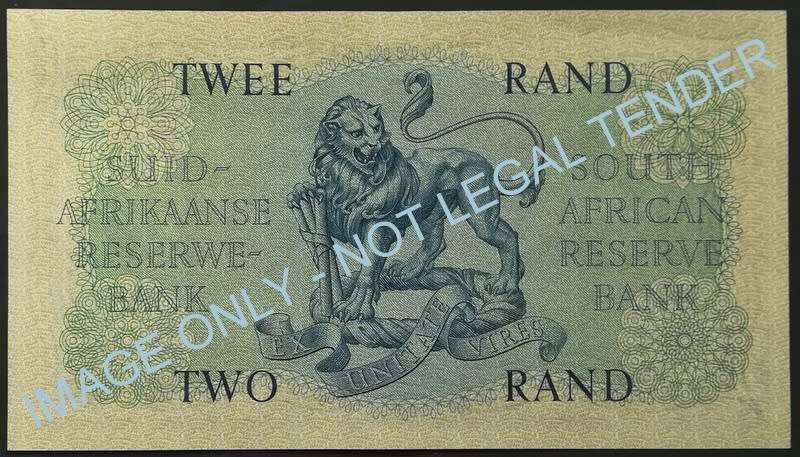 G RISSIK 2 RAND NOTE 1ST ISSUE EF+