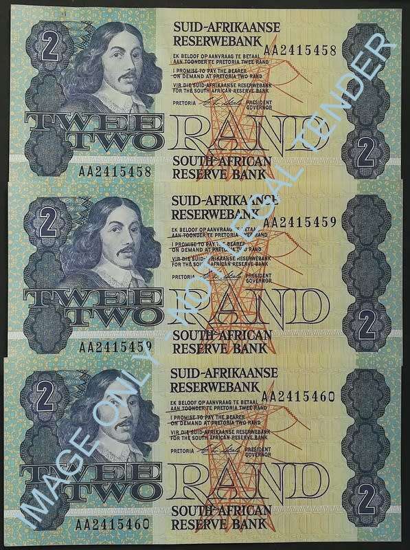 C L STALS 2 RAND 1ST ISSUE (3 NOTES SEQUENCE)
