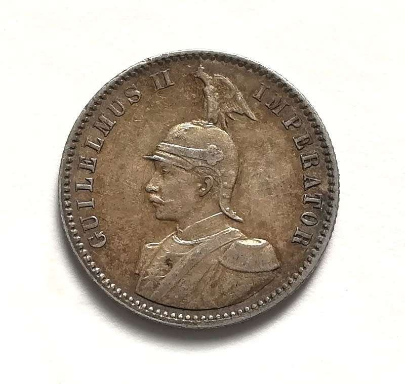 GERMAN EAST AFRICA 1913J SILVER HALD RUPIE