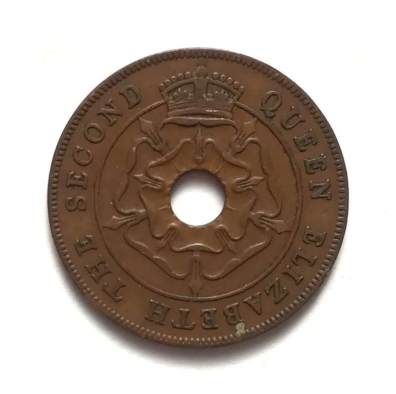 SOUTHERN RHODESIA 1954 PENNY