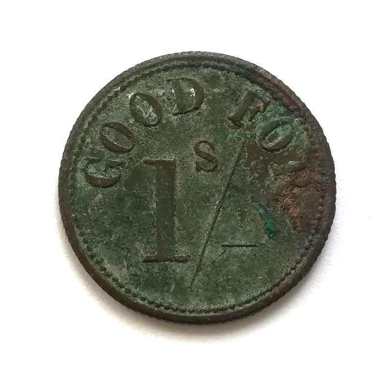 THE HOTEL KIMBERLEY 1 SHILLING TOKEN **RARE** 25MM