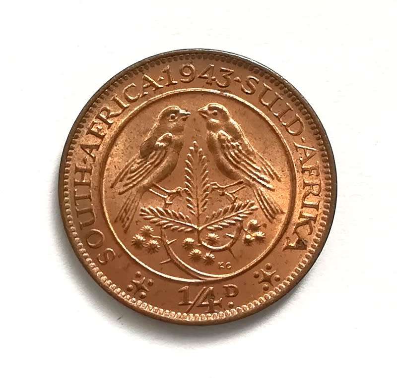 UNION 1943 1/4 PENNY