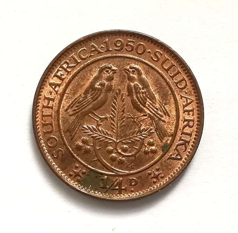UNION 1950 1/4 PENNY