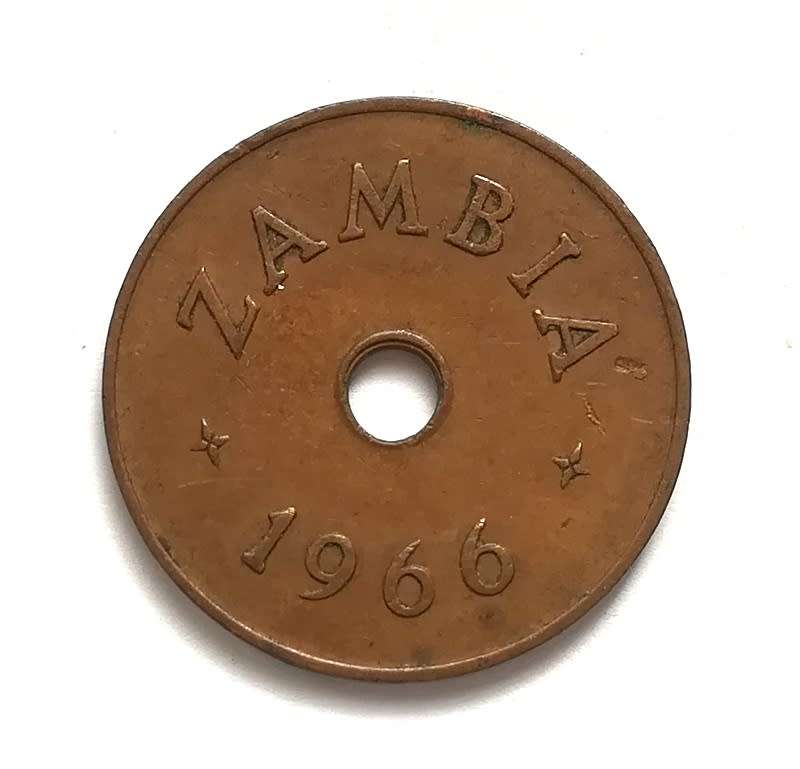 ZAMBIA 1966 PENNY