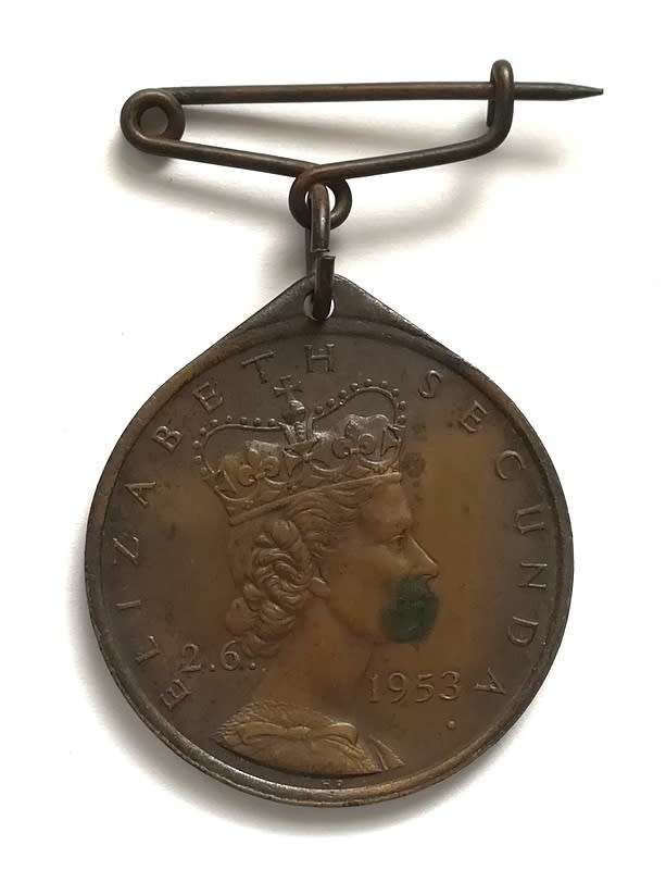 1953 ELIZABETH CORONATION *BULAWAYO* MEDALLION