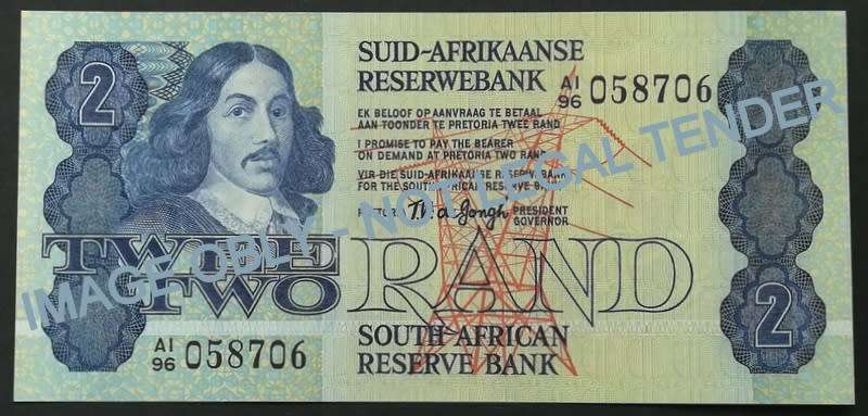 TW DE JONGH 2 RAND 4TH ISSUE EF