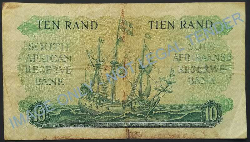 G RISSIK 10 RAND 1ST ISSUE