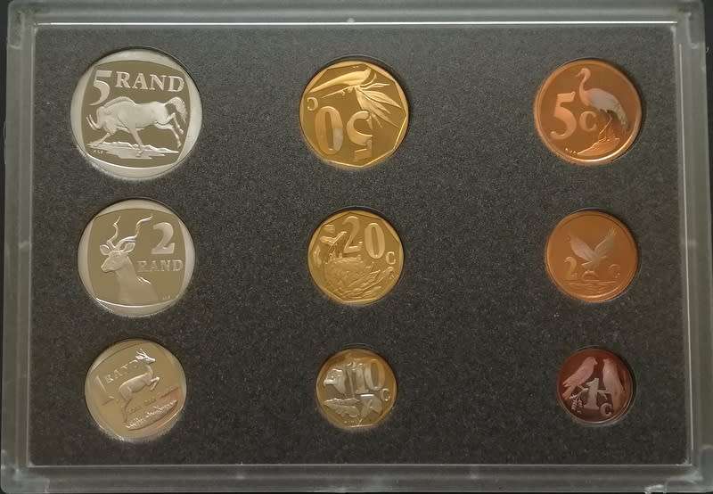 1996 SOUTH AFRICA PROOF COIN SET S A M