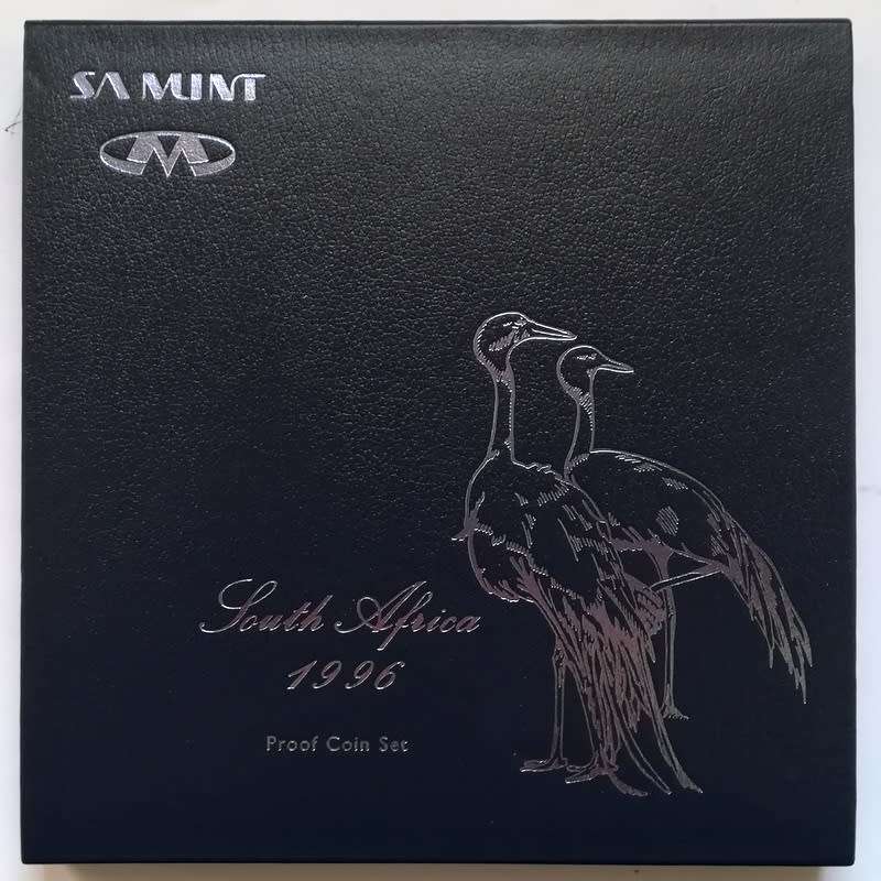 1996 SOUTH AFRICA PROOF COIN SET S A M