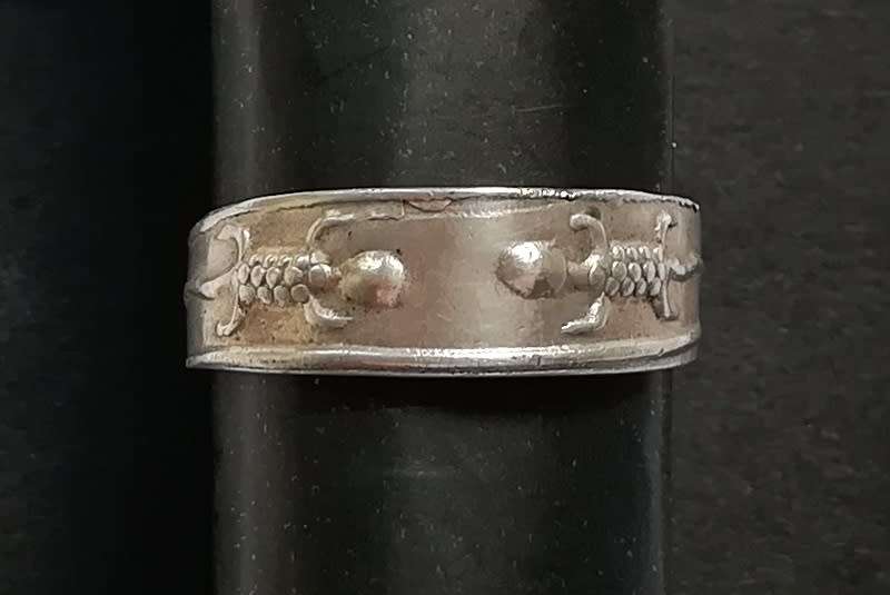 STERLING SILVER TOE RING WITH GECKOS SIZE H 4MM