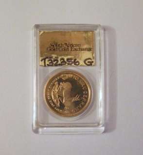GOLD  REEF CITY  1/10TH OZ GOLD SLABBED PROOF
