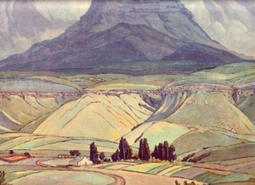 J.H. Pierneef - Amajuba, Natal