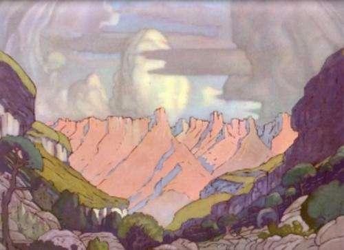 J.H. Pierneef - Mont-Aux-Sources, Natal