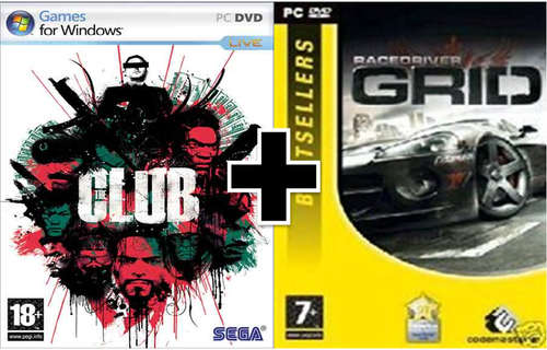 THE CLUB + GRID 1 (PC DVD-ROM) **IN GOOD CONDITION**