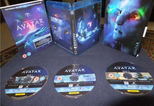 Avatar Blu-Ray (3 Disc Extended Collector's Edition with DTS audio HD Master audio) [UK Import]