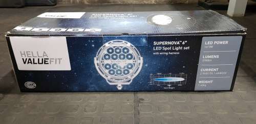 Hella 6" Supernova LED Spot Light Set - Winter Special, Limited Stock