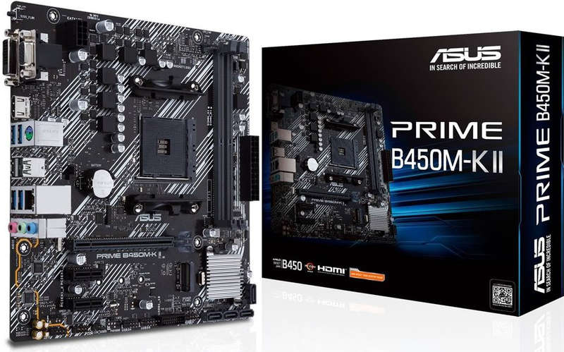 Asus Prime B450M-K Motherboard