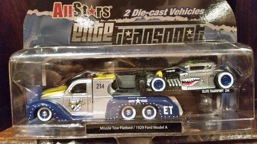 Maisto All Stars Elite Transporter - Missile Tow Flatbed & 1929 Ford Model A