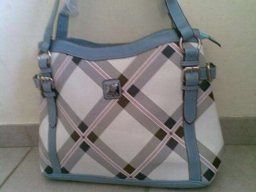 ~~POLO HANDBAG-BLUE/WHITE