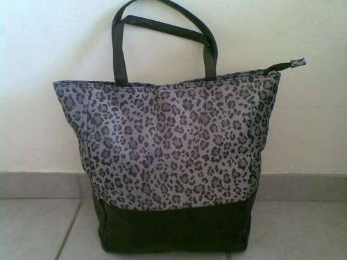 <<STUNNING TOTE BAG - BLK/GREY>>