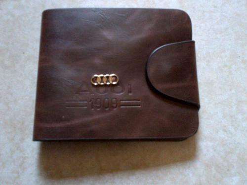 GENUINE LEATHER- MENS WALLET "AUDI"