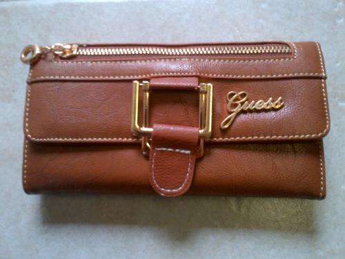 ***STUNNING GUESS WALLET/SLING- TAN***