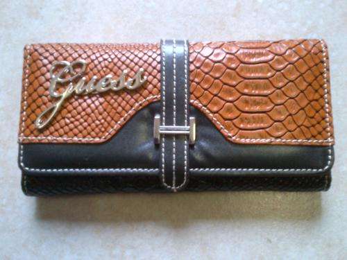 SPECIAL- "GUESS WALLET- BROWN/BLK"