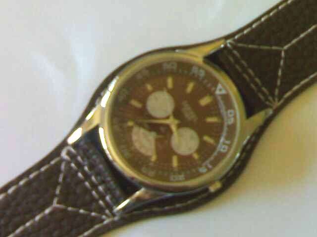 "DIESEL TIME" MENS WATCH-BROWN