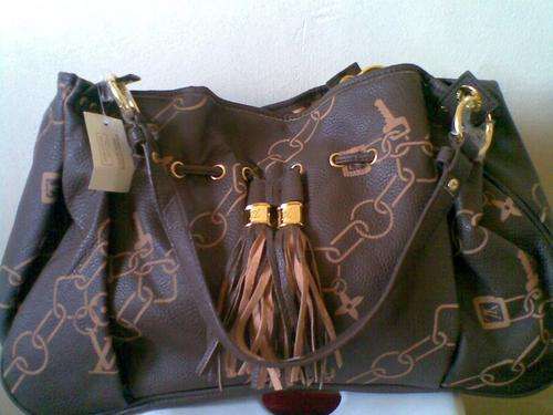 ^^^LOUIS VUITTON^^^ LADIES HANDBAG-BROWN