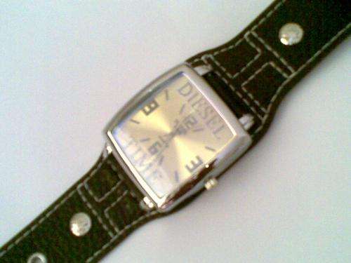 "DIESEL TIME" MENS WATCH-BROWN
