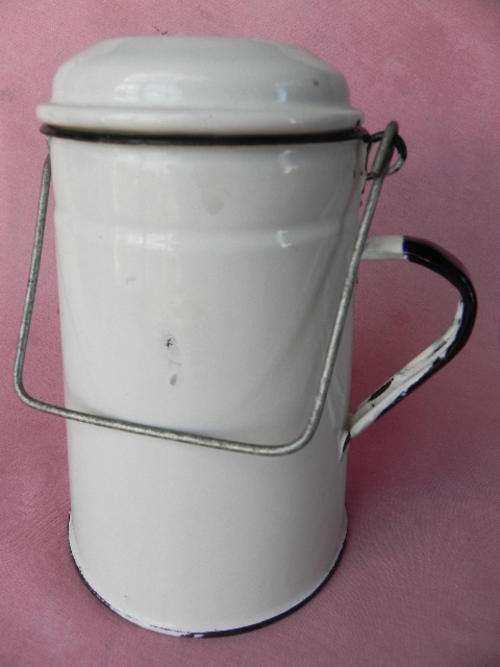 Enamel Milk Can or Jug