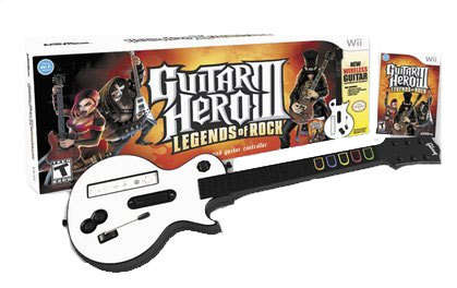 Nintendo Wii Guitar Hero III Legends of Rock :Game & Guitar