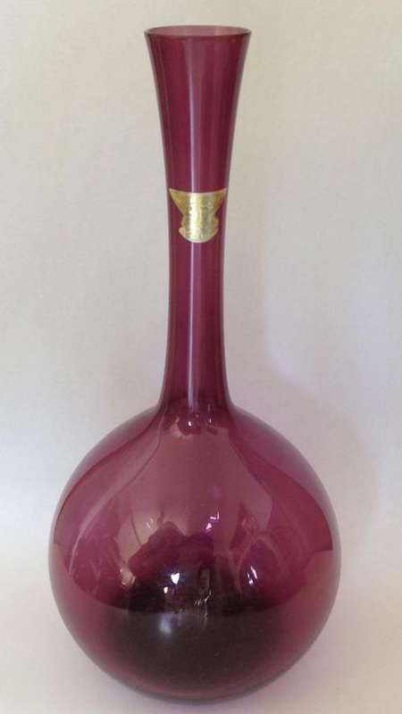 Glass vase by Gullazkruf Sweden