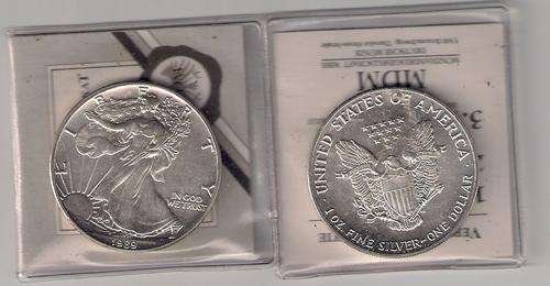 United States 1 oz Fine Silver One Dollar - Proof with Certificate