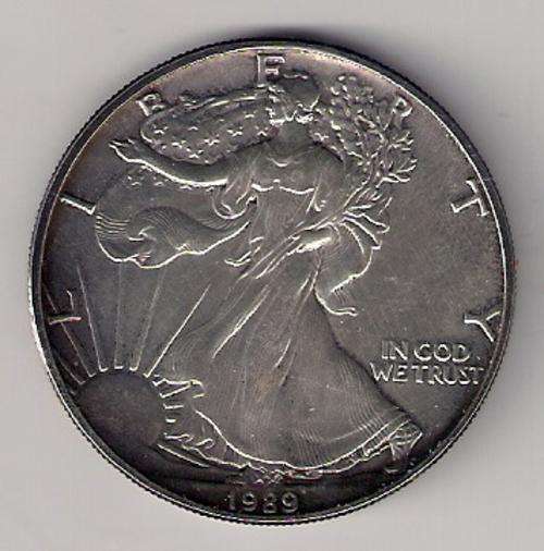 United States 1oz Fine Silver One Dollar UNC