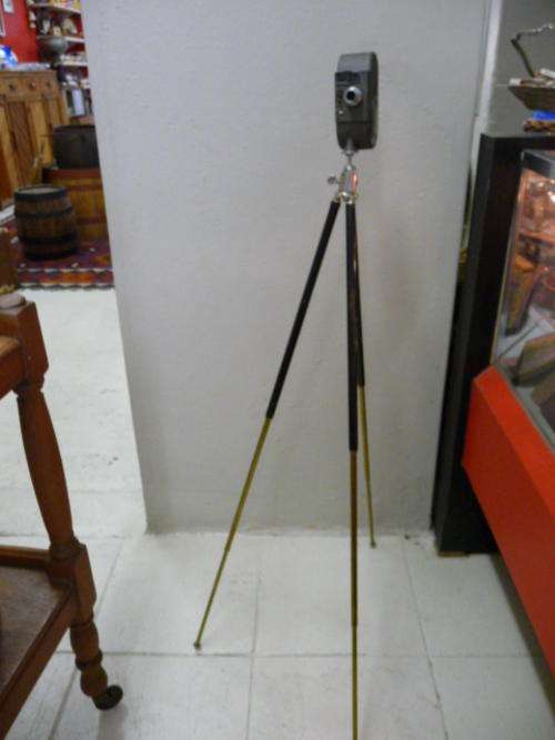 Vintage Bell & Howell Filmo Sportster Double Run Eight Camera, 1940's with Tripod