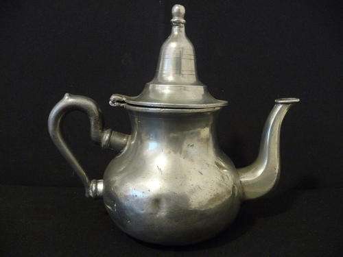 Very Old Pewter Kettle with markings - as per photo