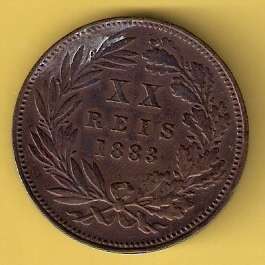 Portugal Antique Coin 1883