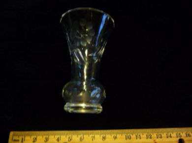 CzechoSlovakian Crystal - Small Flower pot with star made by Jewish community @@@ Crazy R1 Start