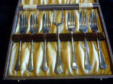 Cake Fork Set EPNS