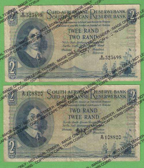 Pair of Rissik & de Kock R2 Notes as per scan @@@ Crazy R1 Start