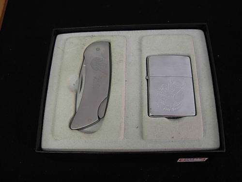 Sun City Gaming Zippo lighter with knife in box @@@ Crazy R1 Start
