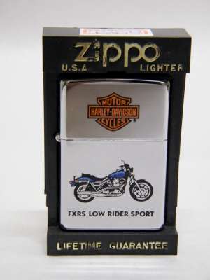 Harley Davidson Zippo - FXRS Low Rider - 5 x 3.5cm - as per scan