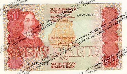 GPC de Kock - 50 Rand - as per scan